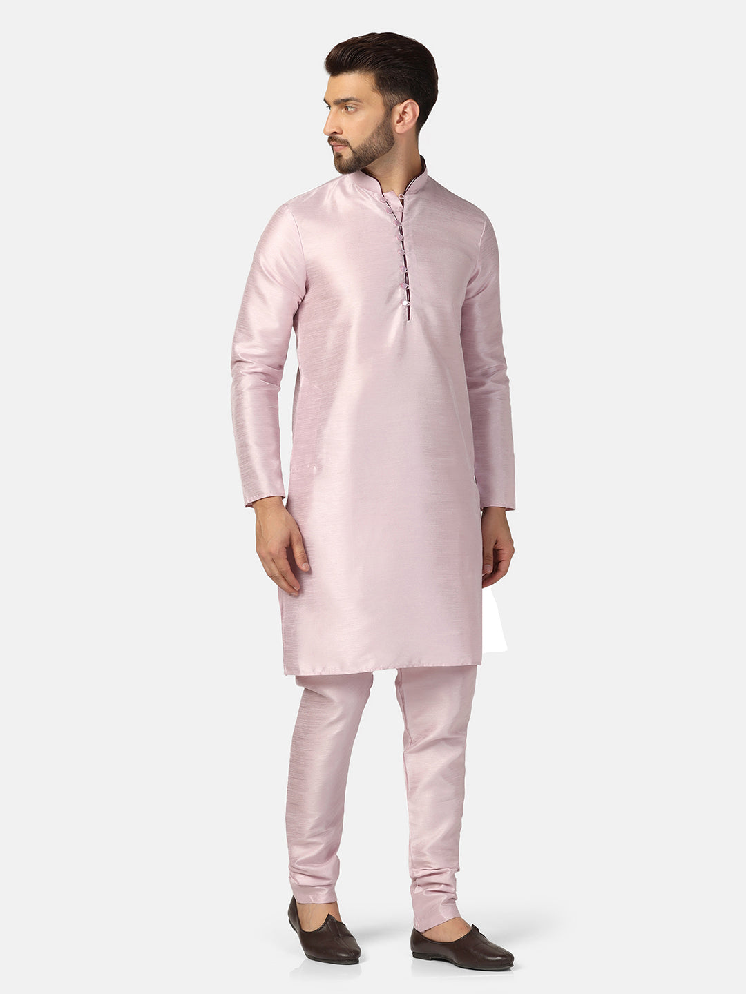 Men Dupion Kurta Set - Tahvo India