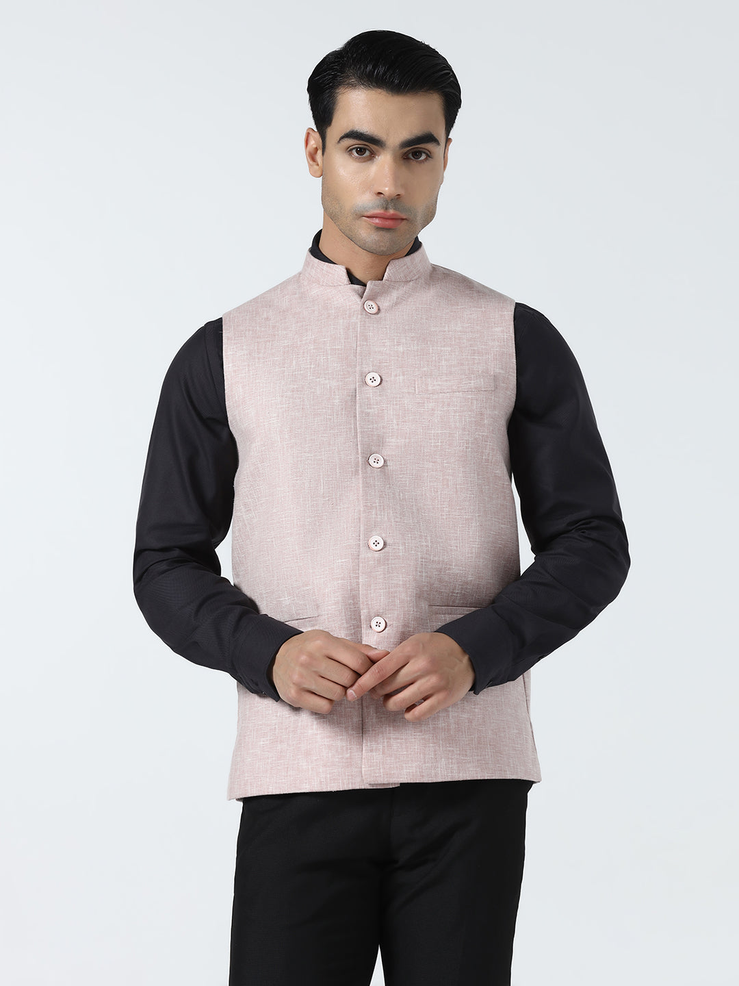 Men Pink linen Jacket for men