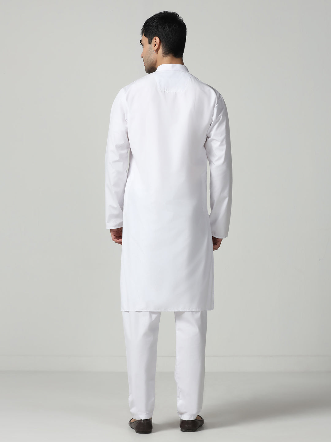 Men White Kurta Set