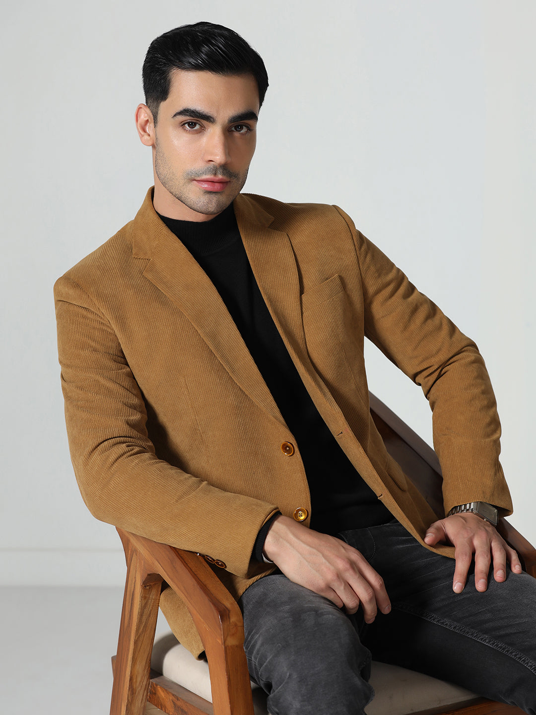 Mustard Corduroy Blazer