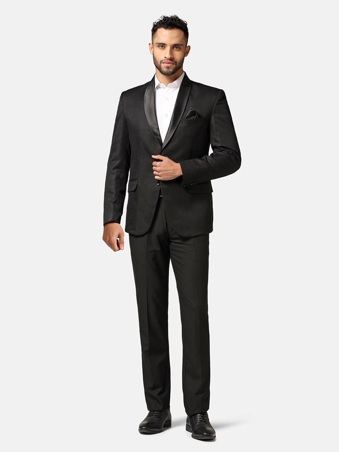 Black Tuxedo Suit - Tahvo India
