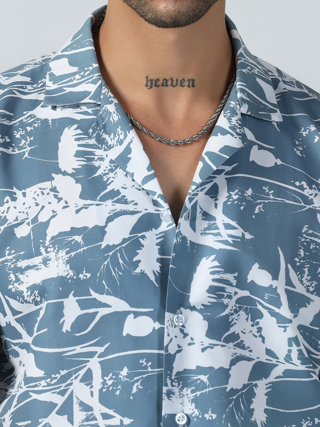 Airglow Forest Printed Half Sleeve Shirt