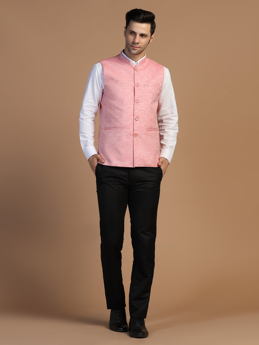 Men Linen Jacket - Tahvo India