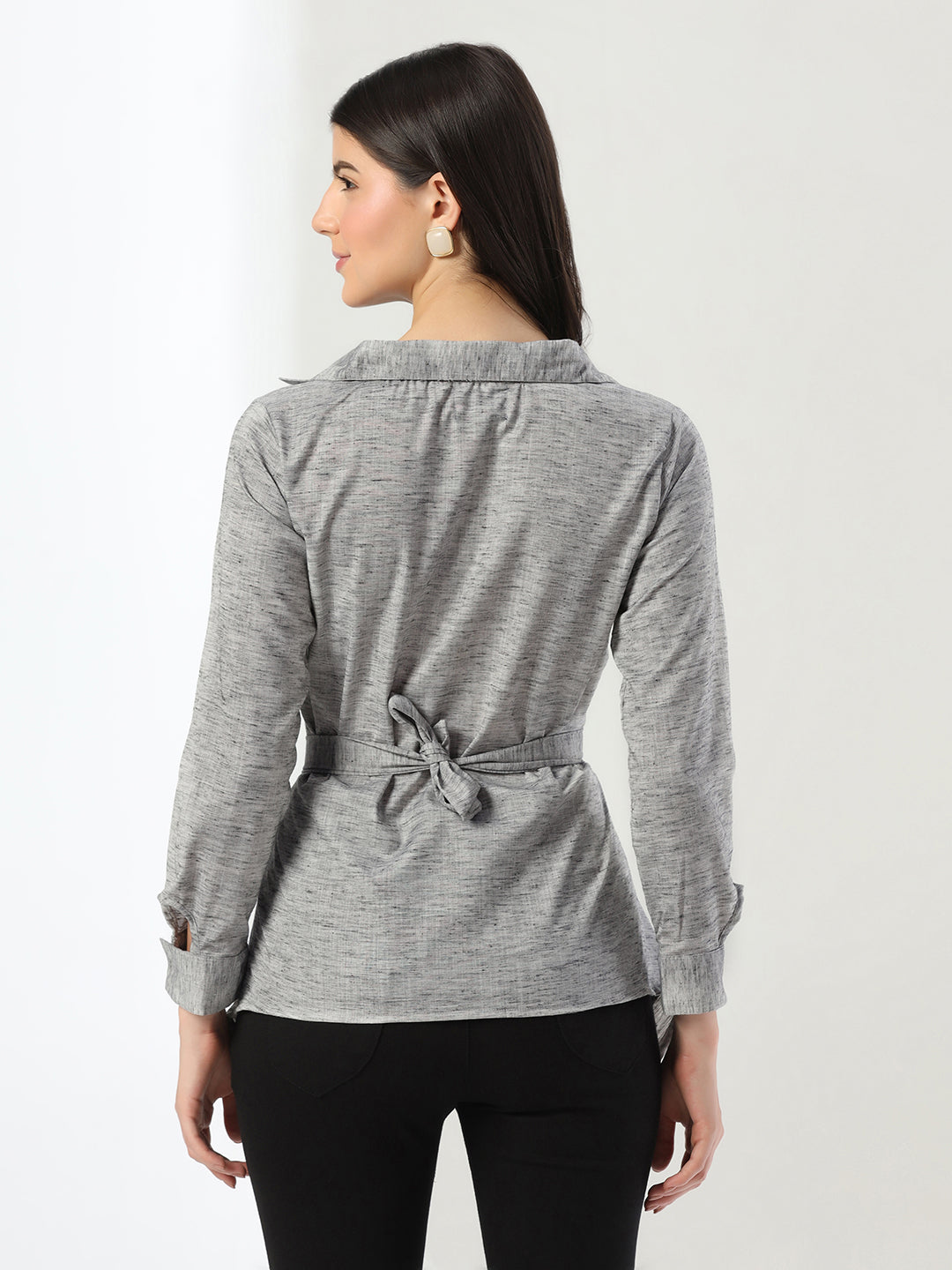 Women Asymmentrical Shirt - Tahvo India
