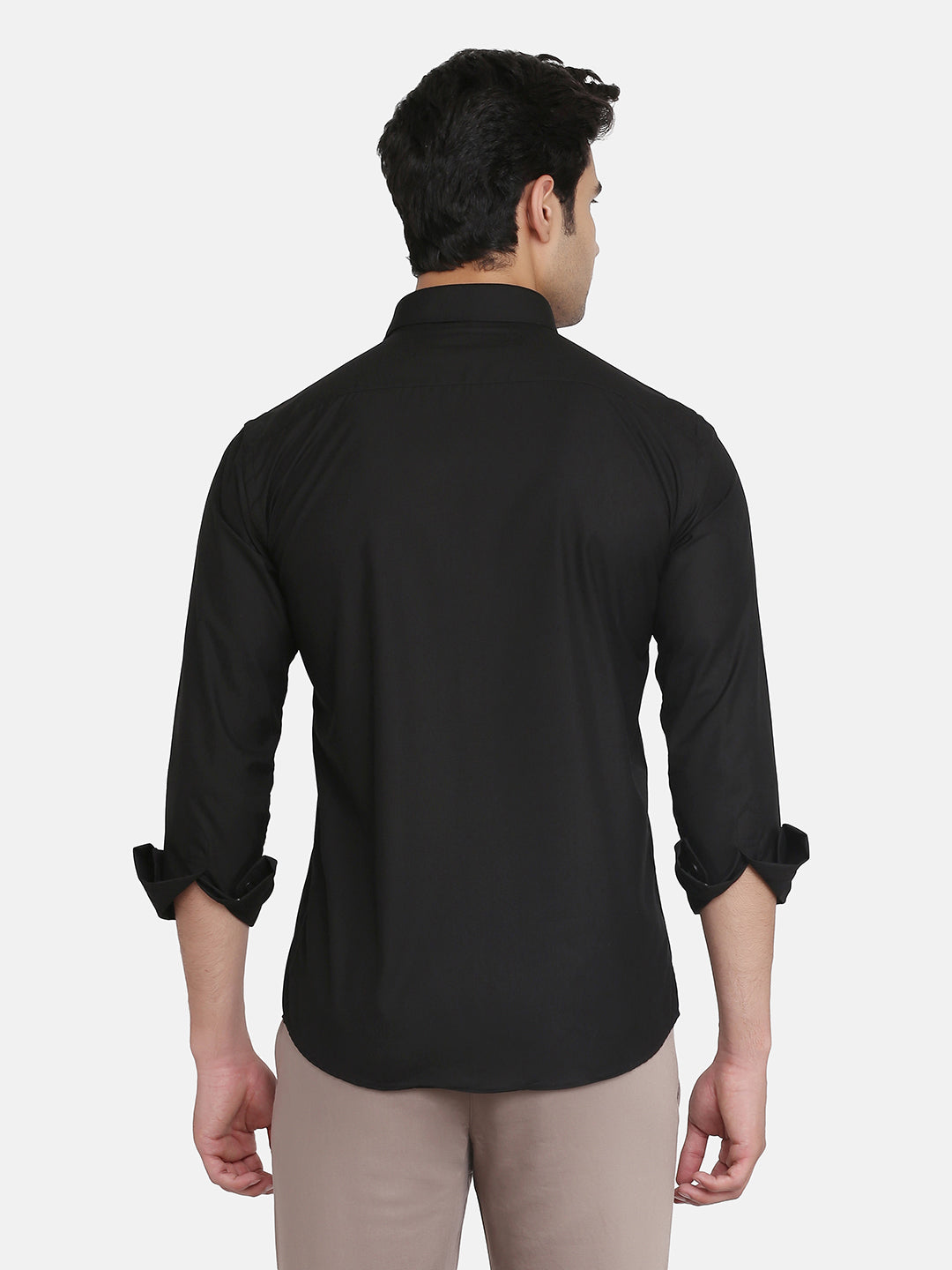 Men Black Formal Shirt - Tahvo India