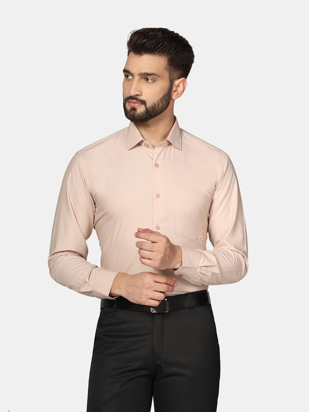 Men Pink Soft Cotton Shirt - Tahvo India