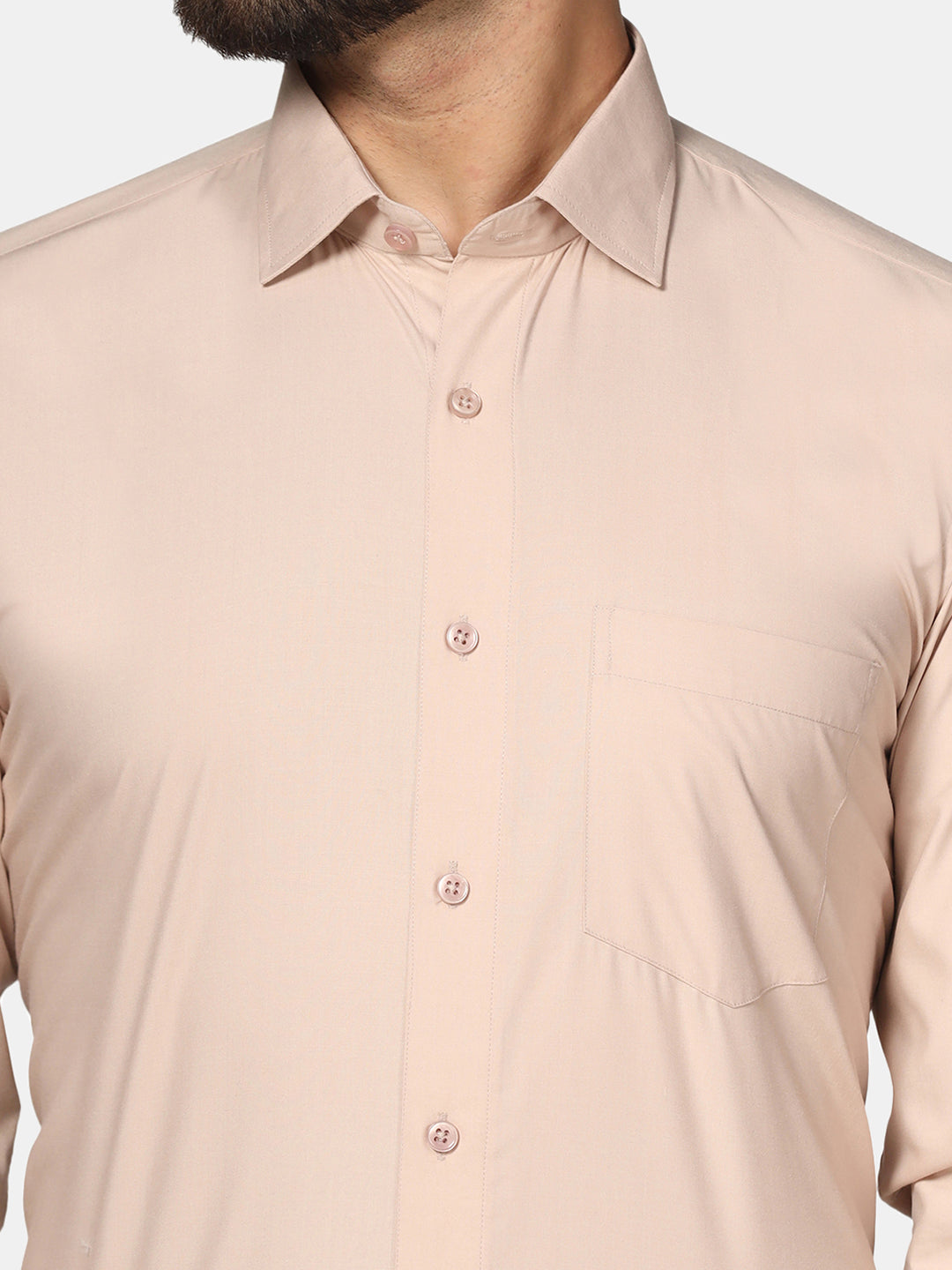 Men Pink Soft Cotton Shirt - Tahvo India