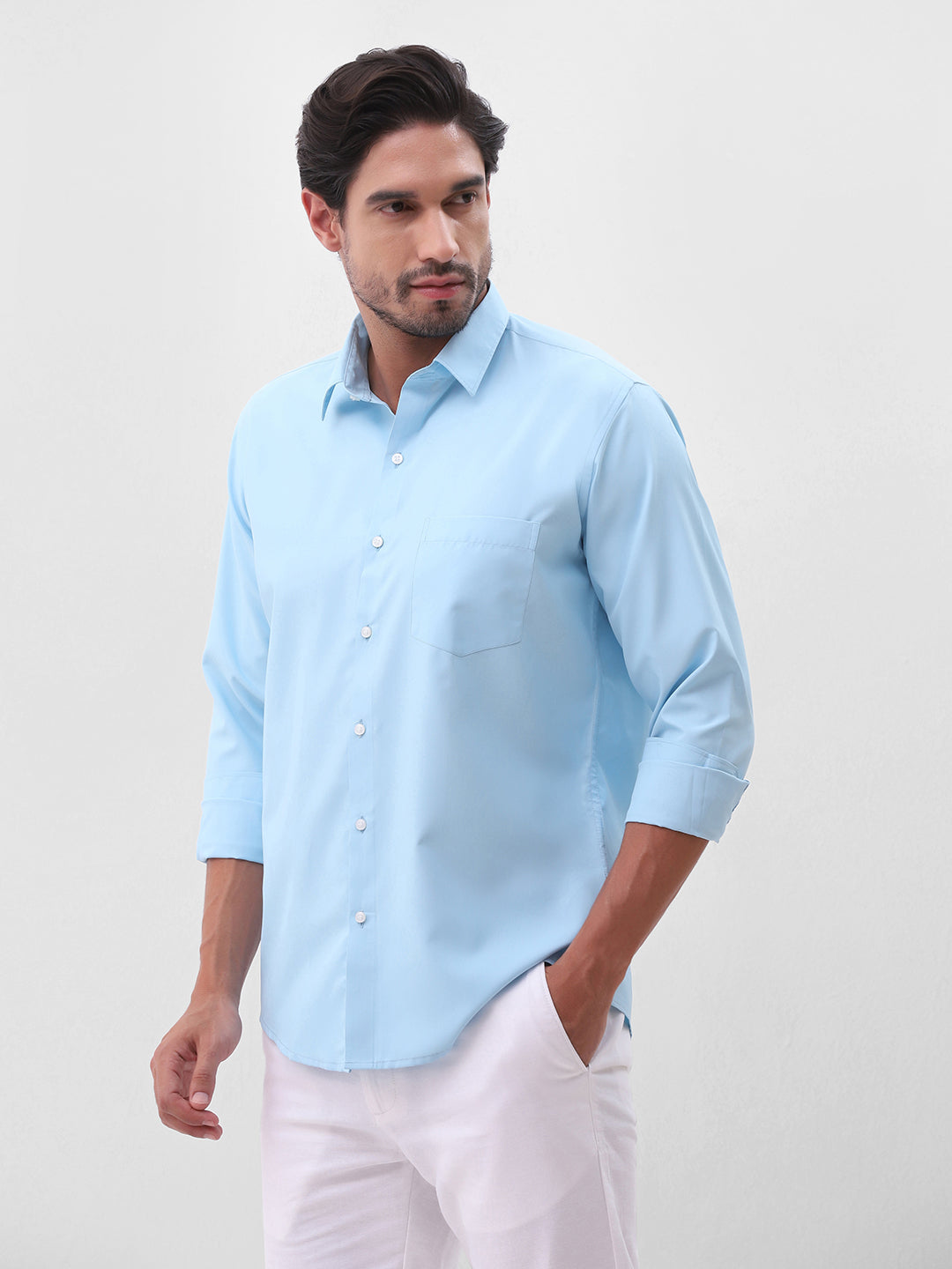 The Santorini Blue Shirt