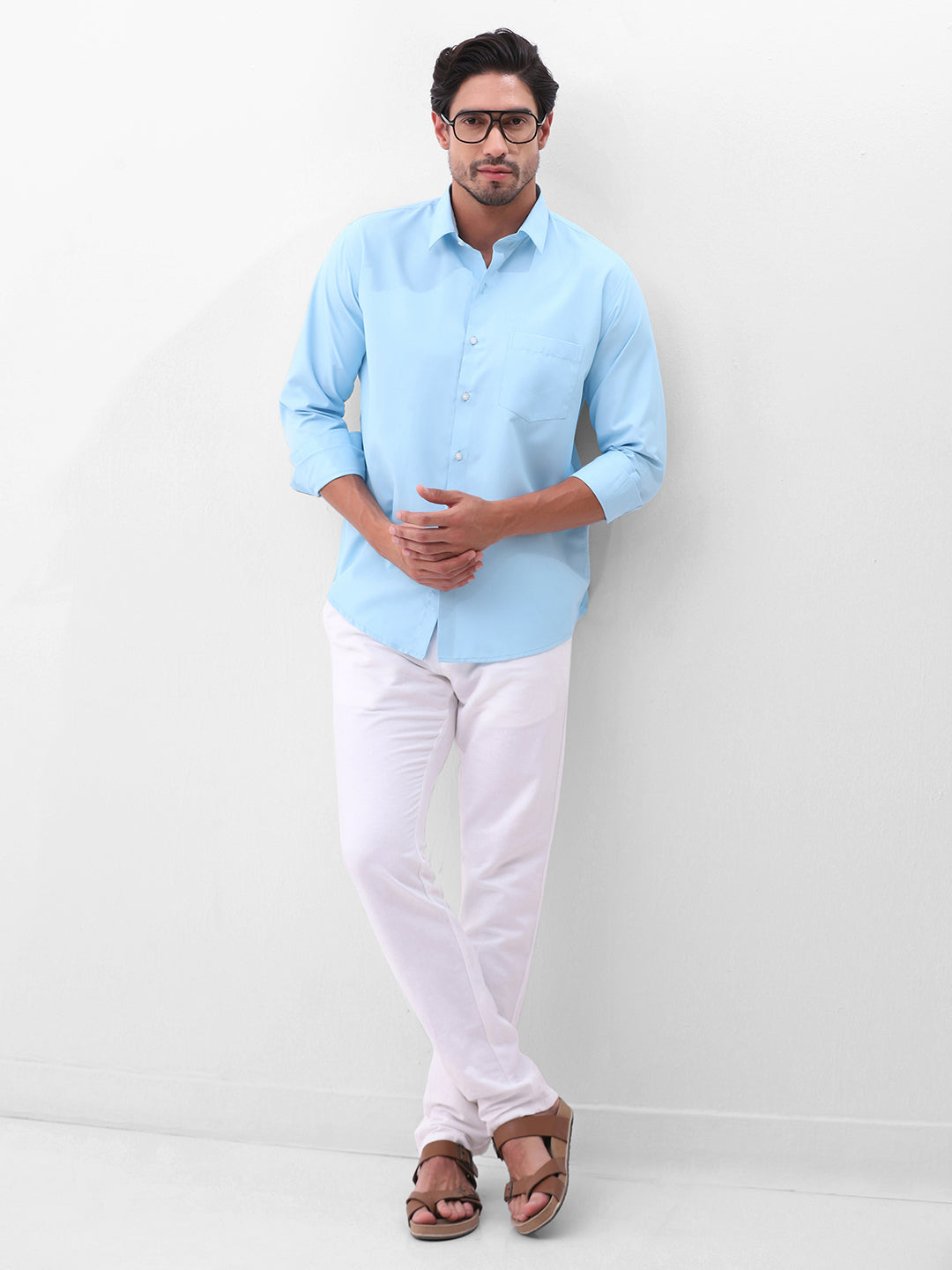 The Santorini Blue Shirt