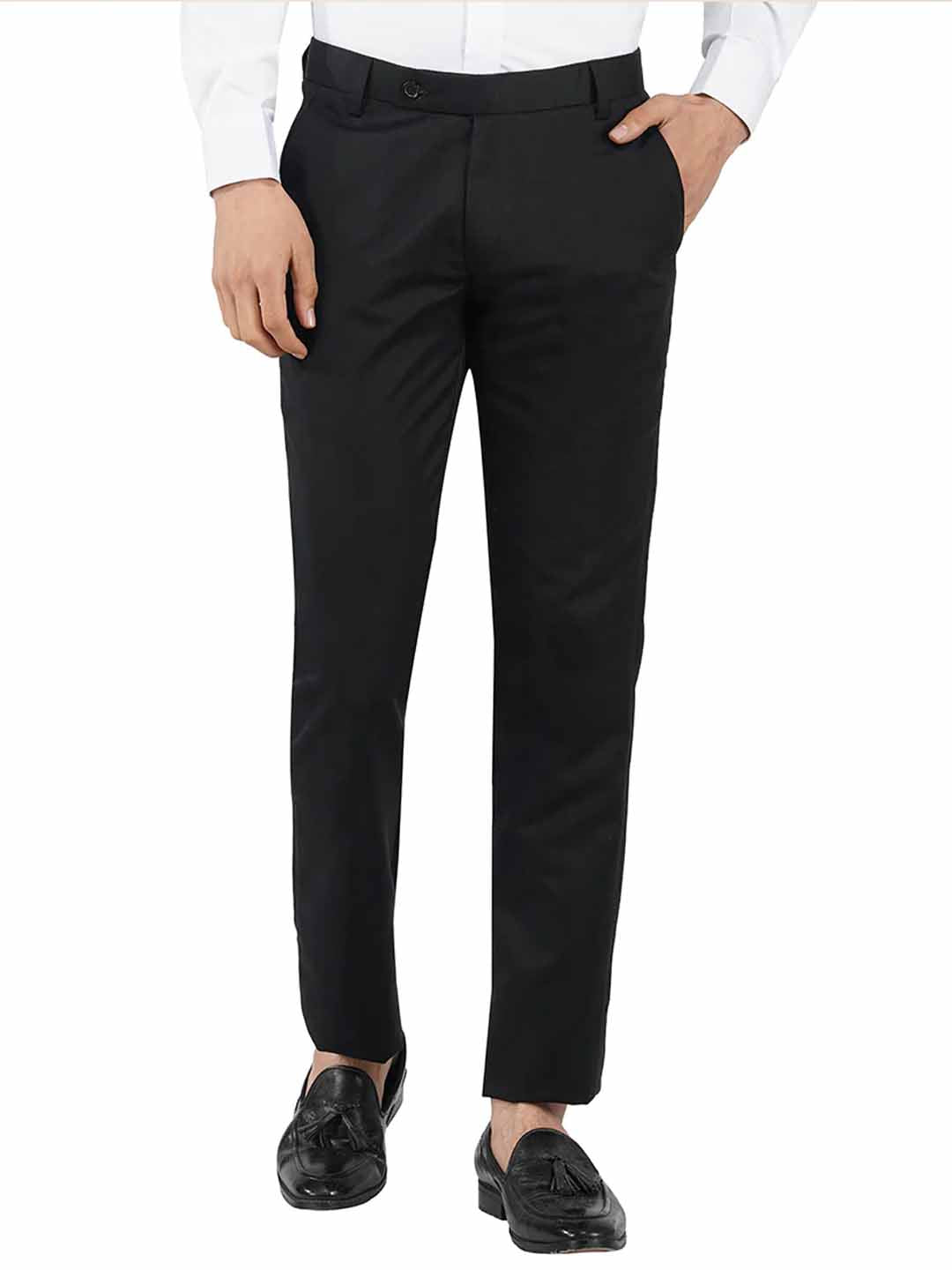 Black Trousers For Men - Tahvo India
