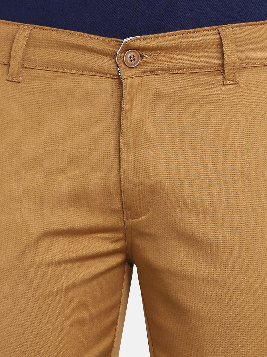 Men Brown Slim Fit Chinos - Tahvo India