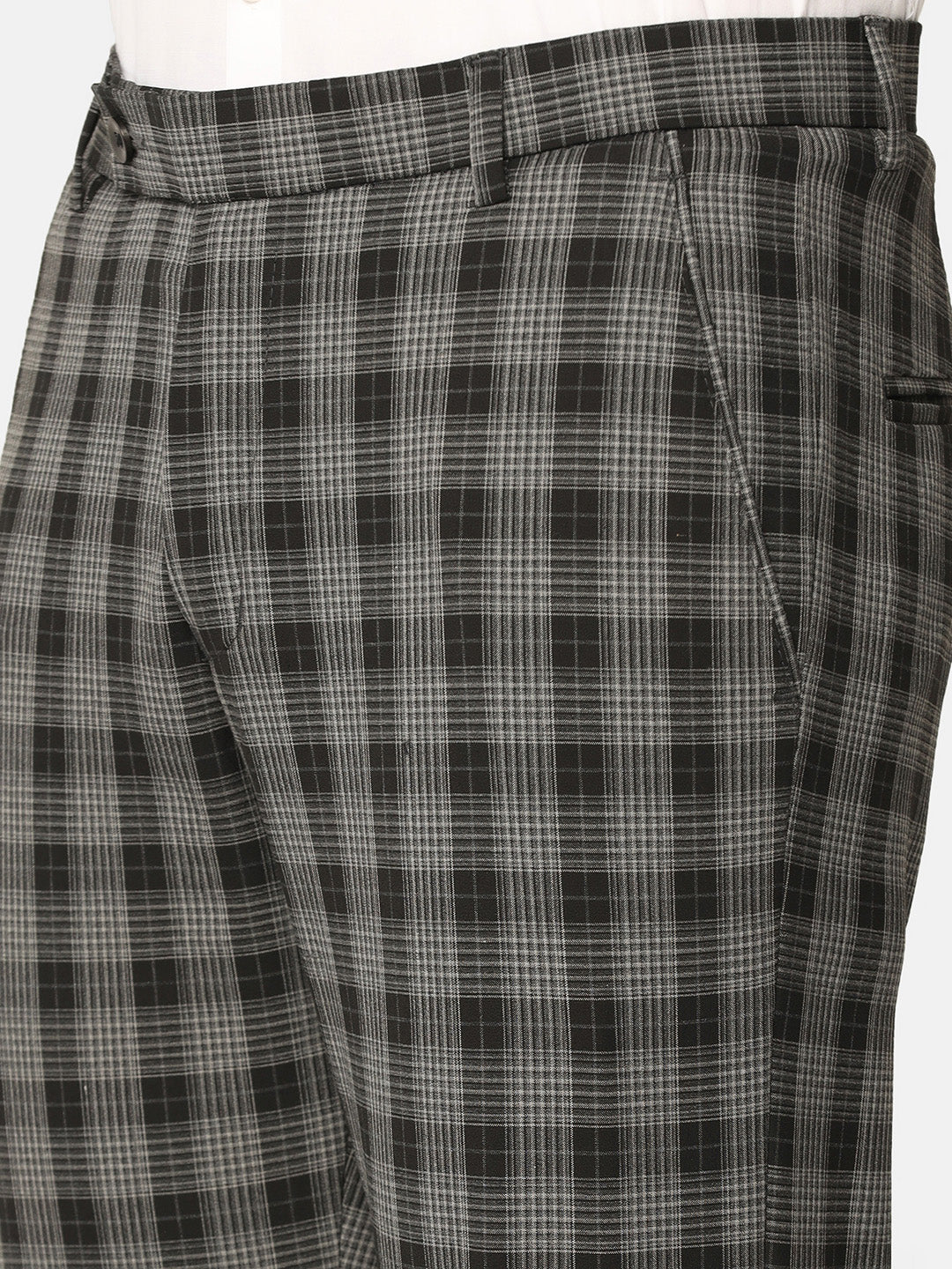 Men Stretchable Formal Trousers - Tahvo India