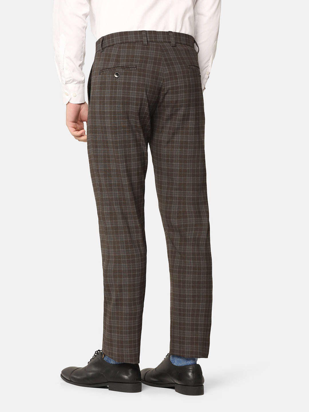 Men Stretchable Formal Trousers - Tahvo India