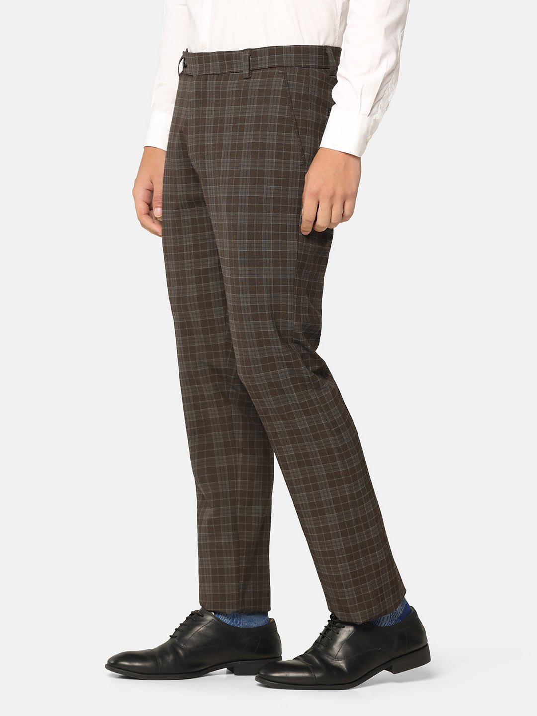 Men Stretchable Formal Trousers - Tahvo India