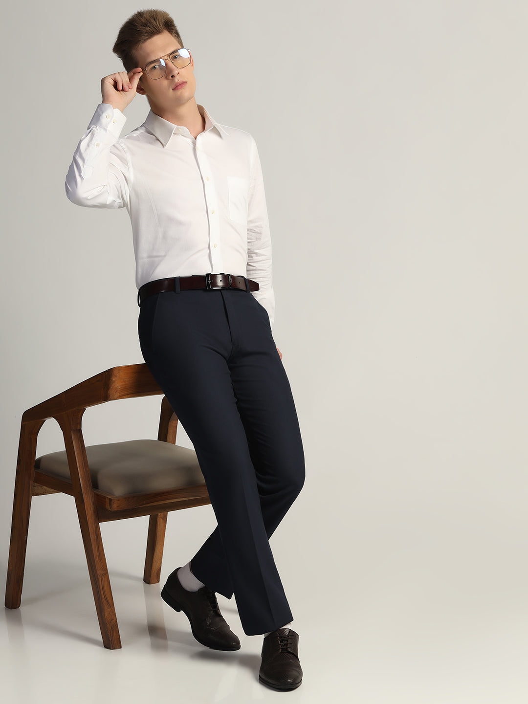 Mens Dark Blue Trouser - Tahvo India