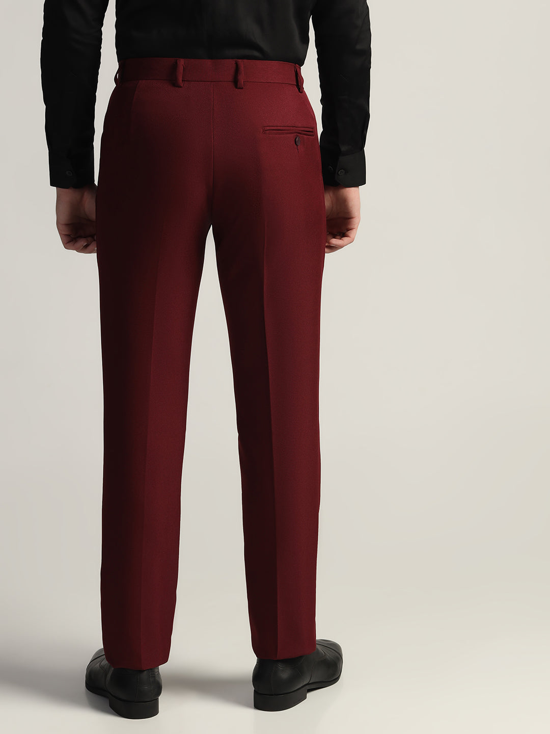 Mens Maroon Trousers - Tahvo India