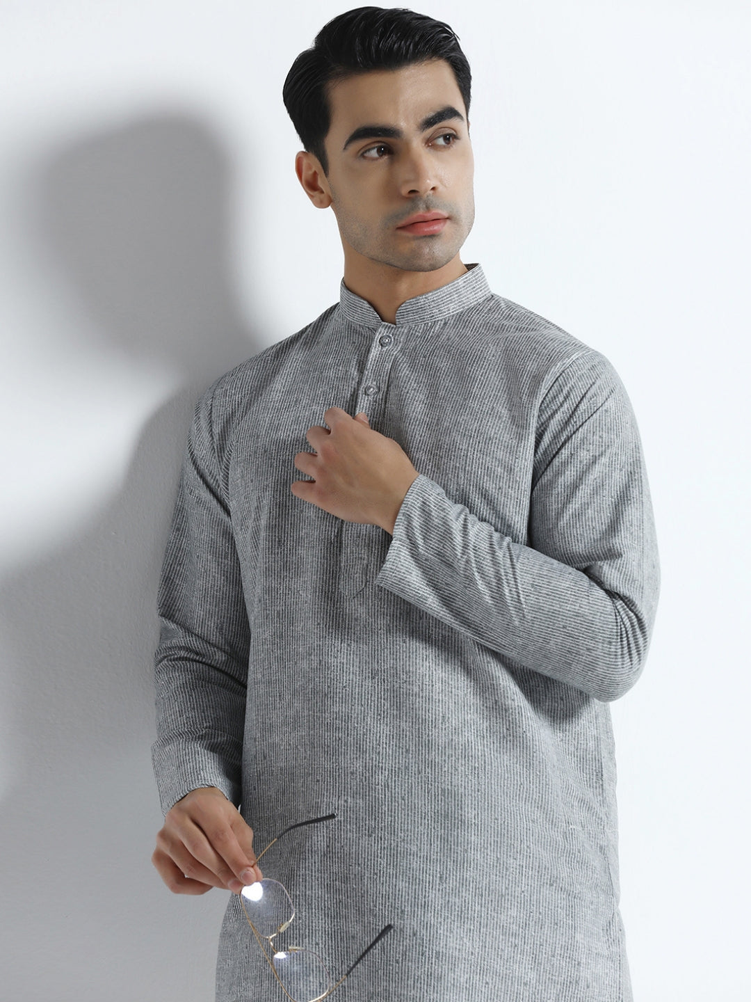 Men Kurta Set With Jacket - Tahvo India