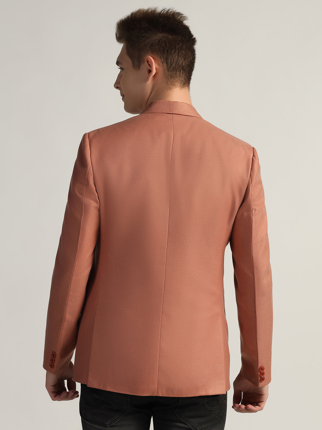 Men's Peach Blazer - Tahvo India