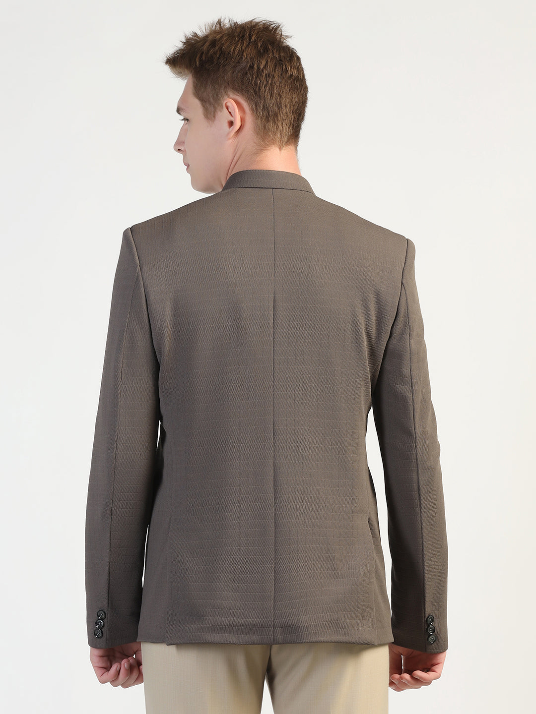 Grey Bandgala Blazer for Men - Tahvo India