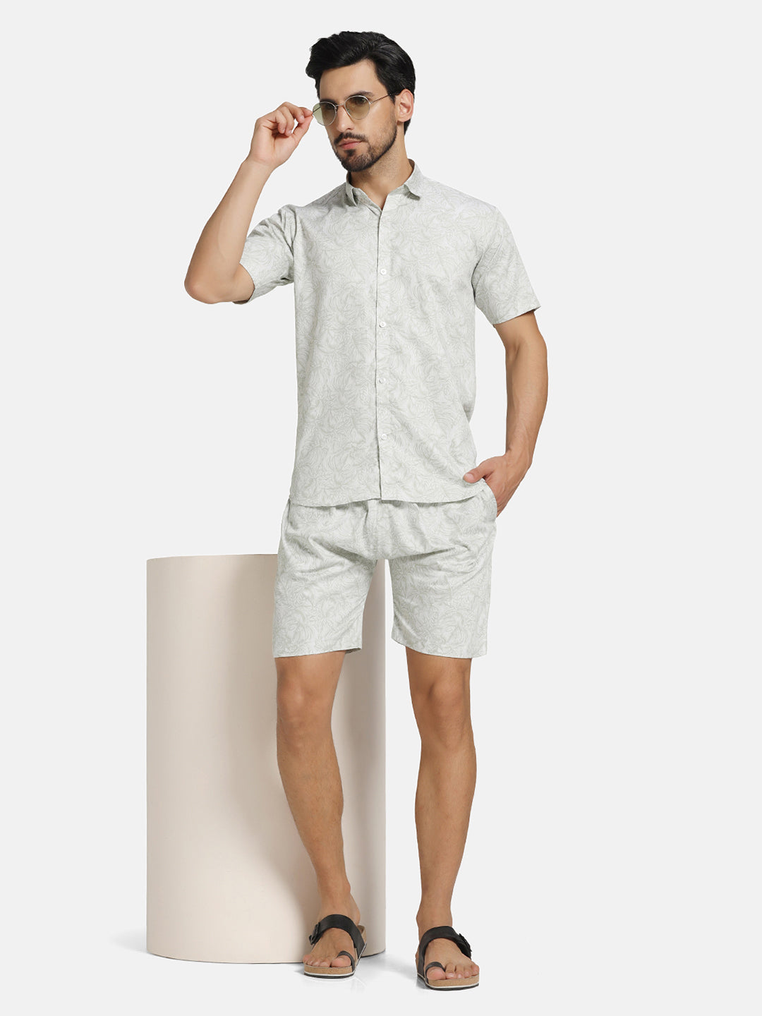 Men Printed Co-Ords Set - Tahvo India
