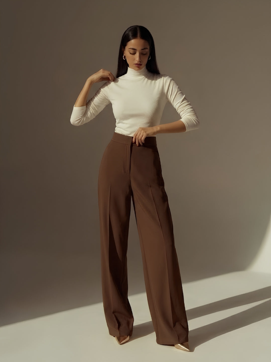 Women Espresso Brown trousers