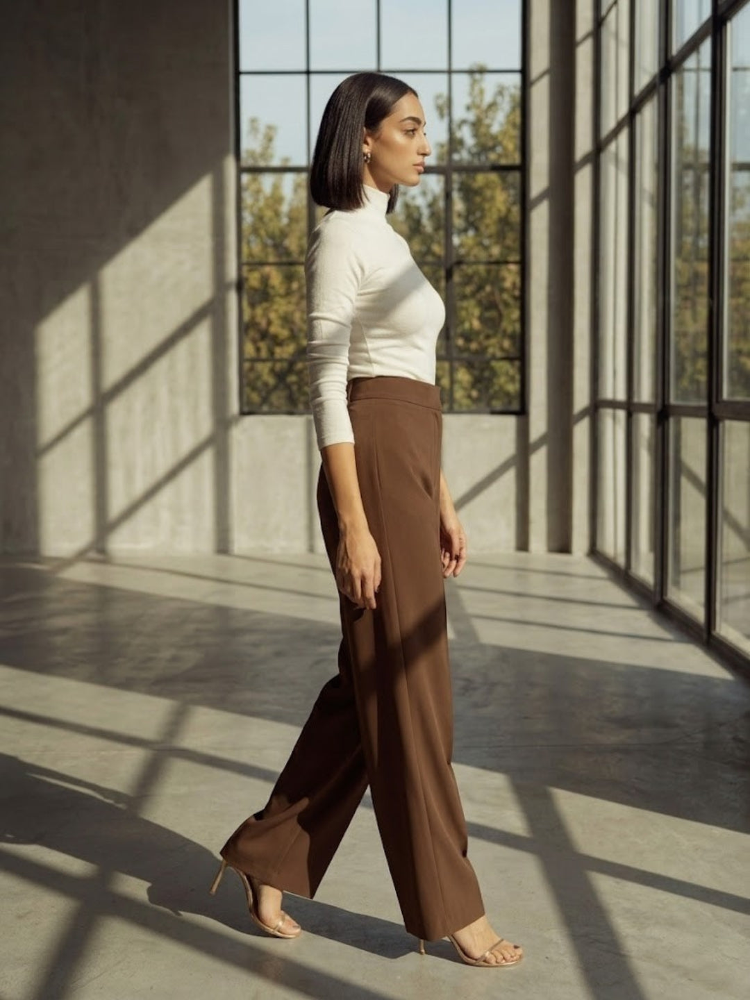 Women Espresso Brown trousers