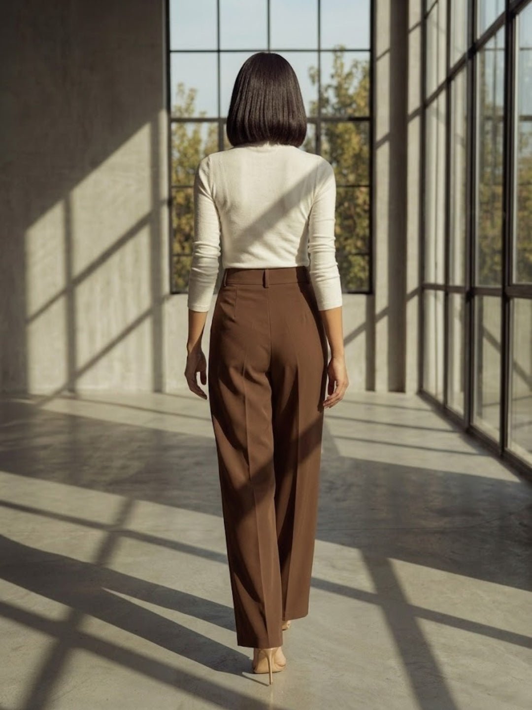Women Espresso Brown trousers