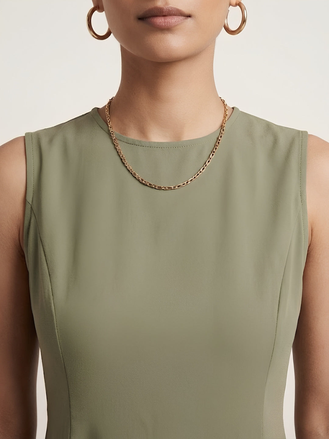 Green Peplum Top