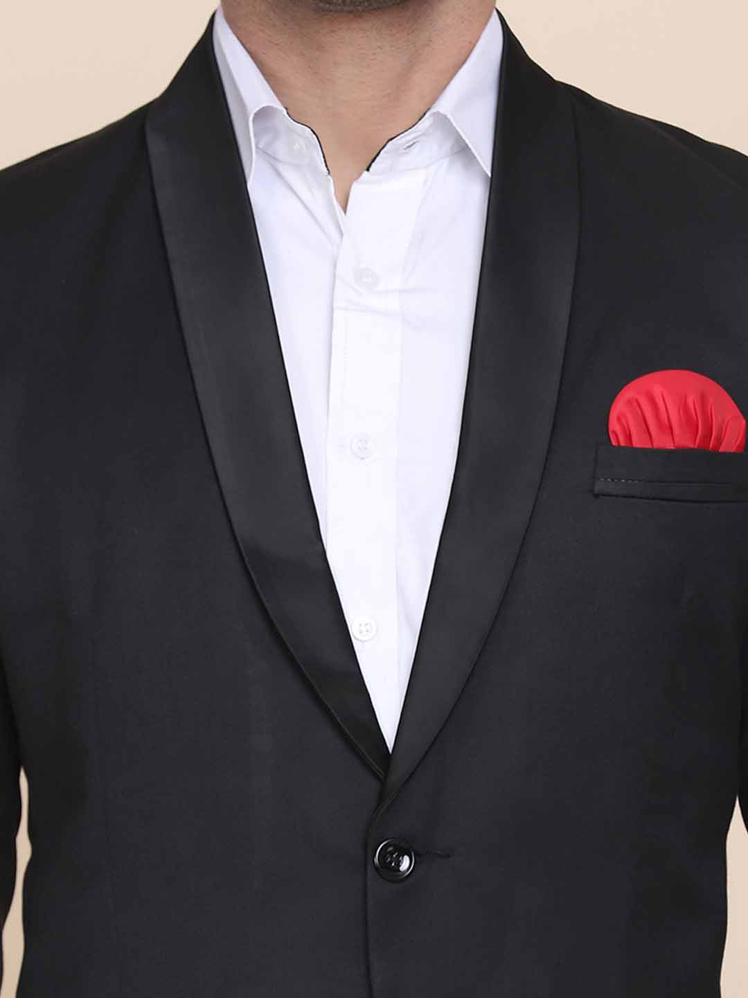 Men Black Tuxedo Suit