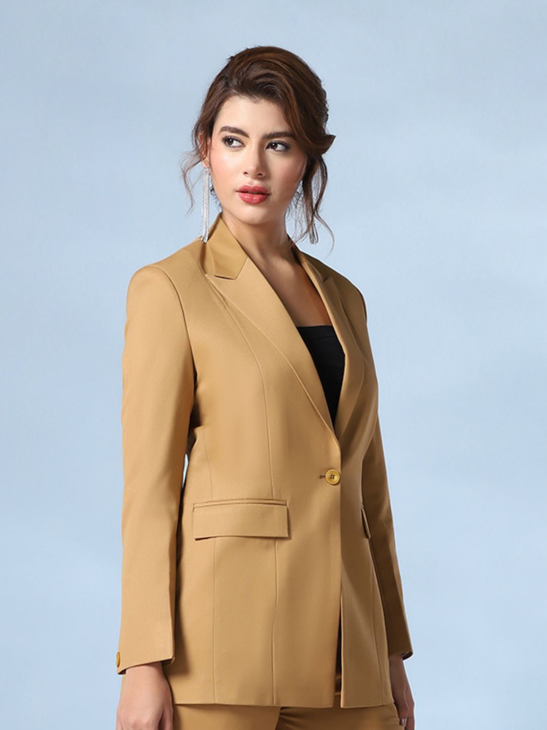 Men Linen Pink Blazer - Tahvo India