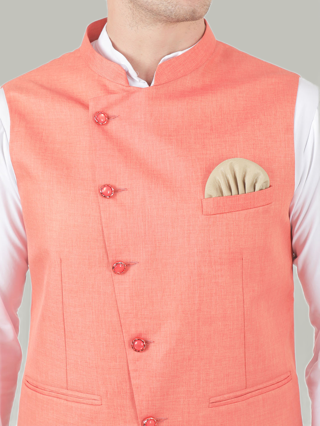 Men Kurta Set With Jacket - Tahvo India