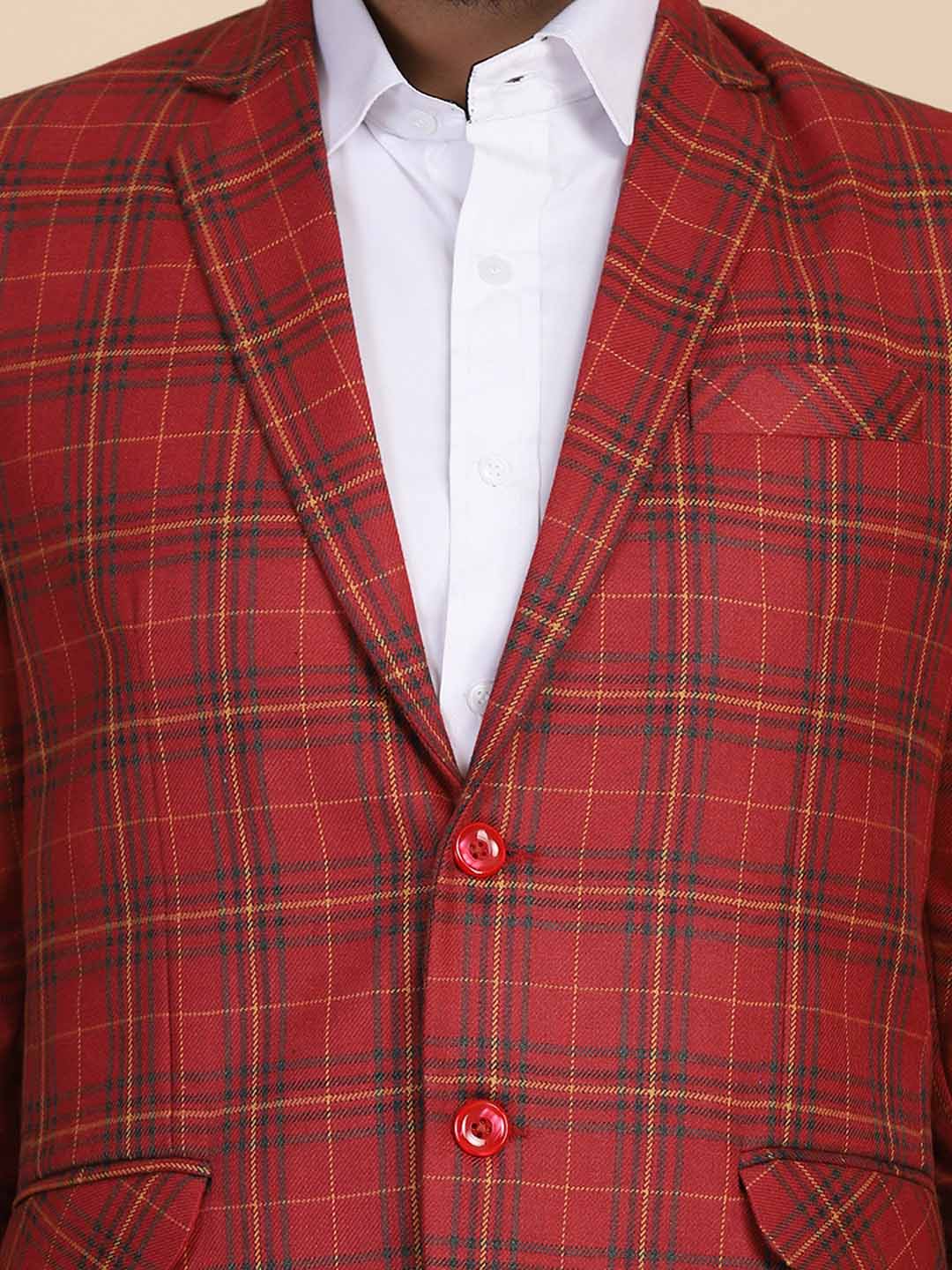 Men Tweed Stylish Blazer - Tahvo India