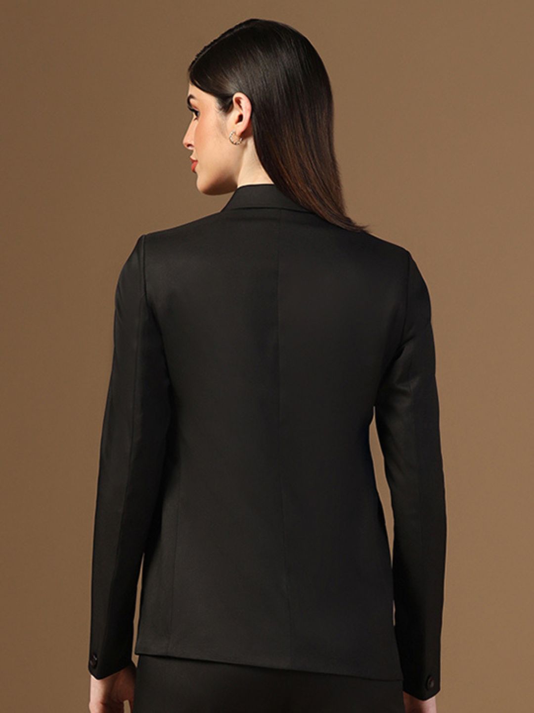 Black Angrakha Blazer - Tahvo India