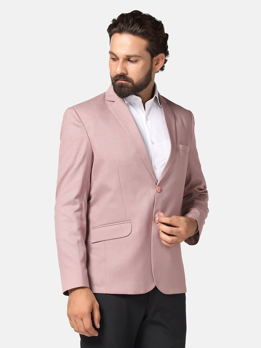 Men Pink Blazer