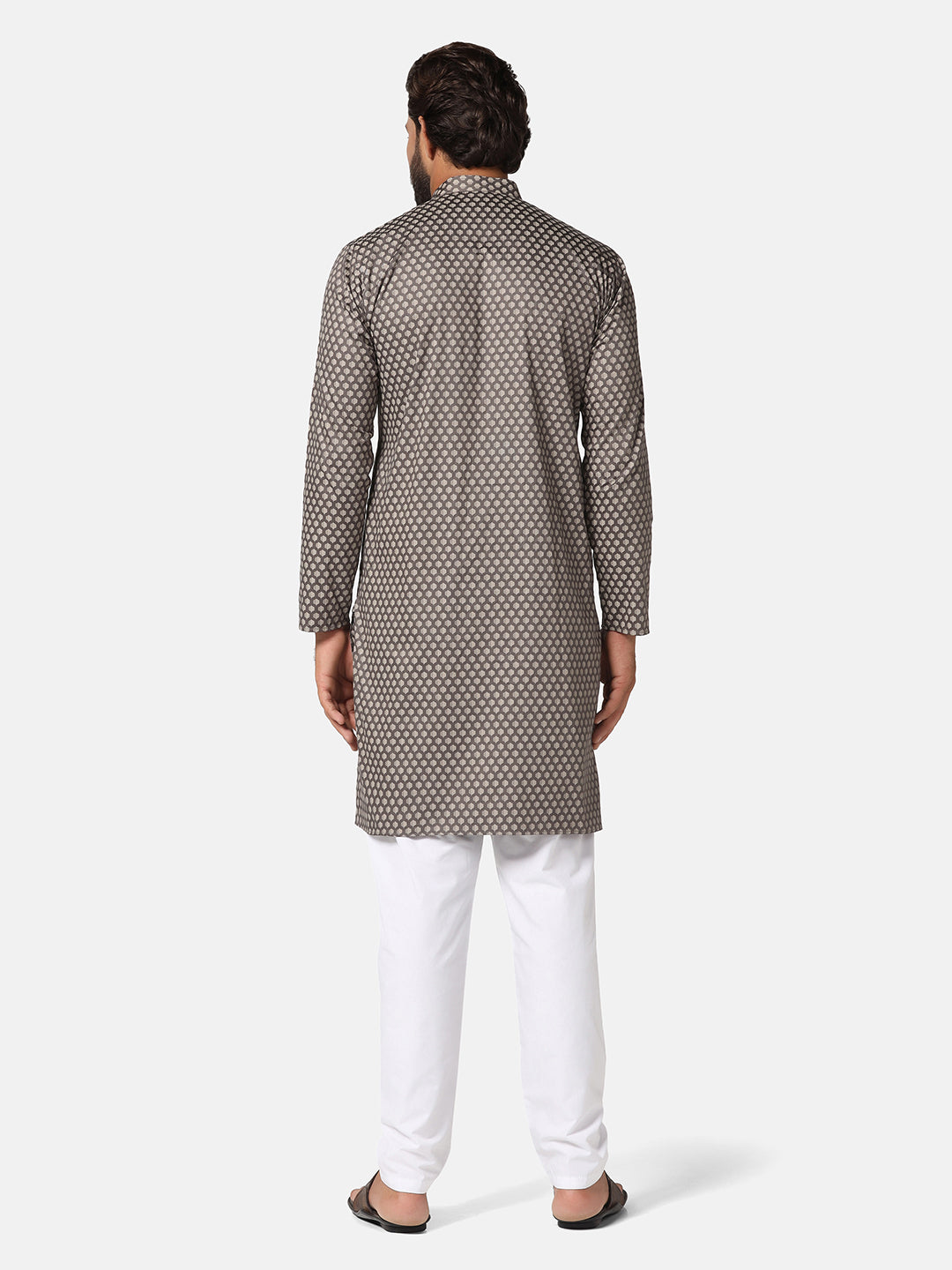 Men Brown printed Casual Kurta - Tahvo India