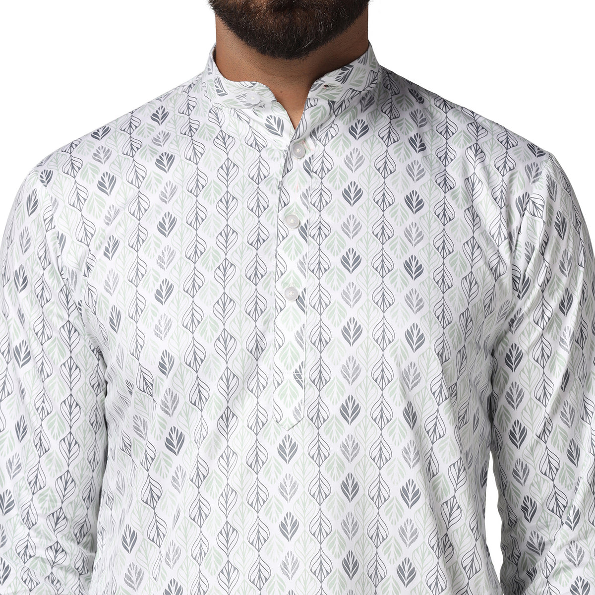 Men Printed Cotton Kurta