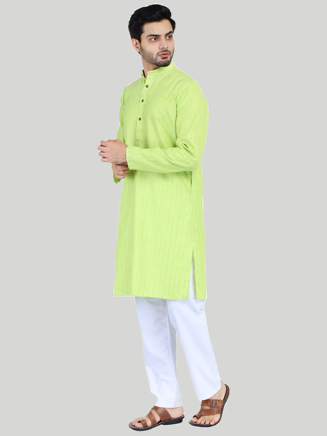 Men Casual Kurta And Pyjama - Tahvo India
