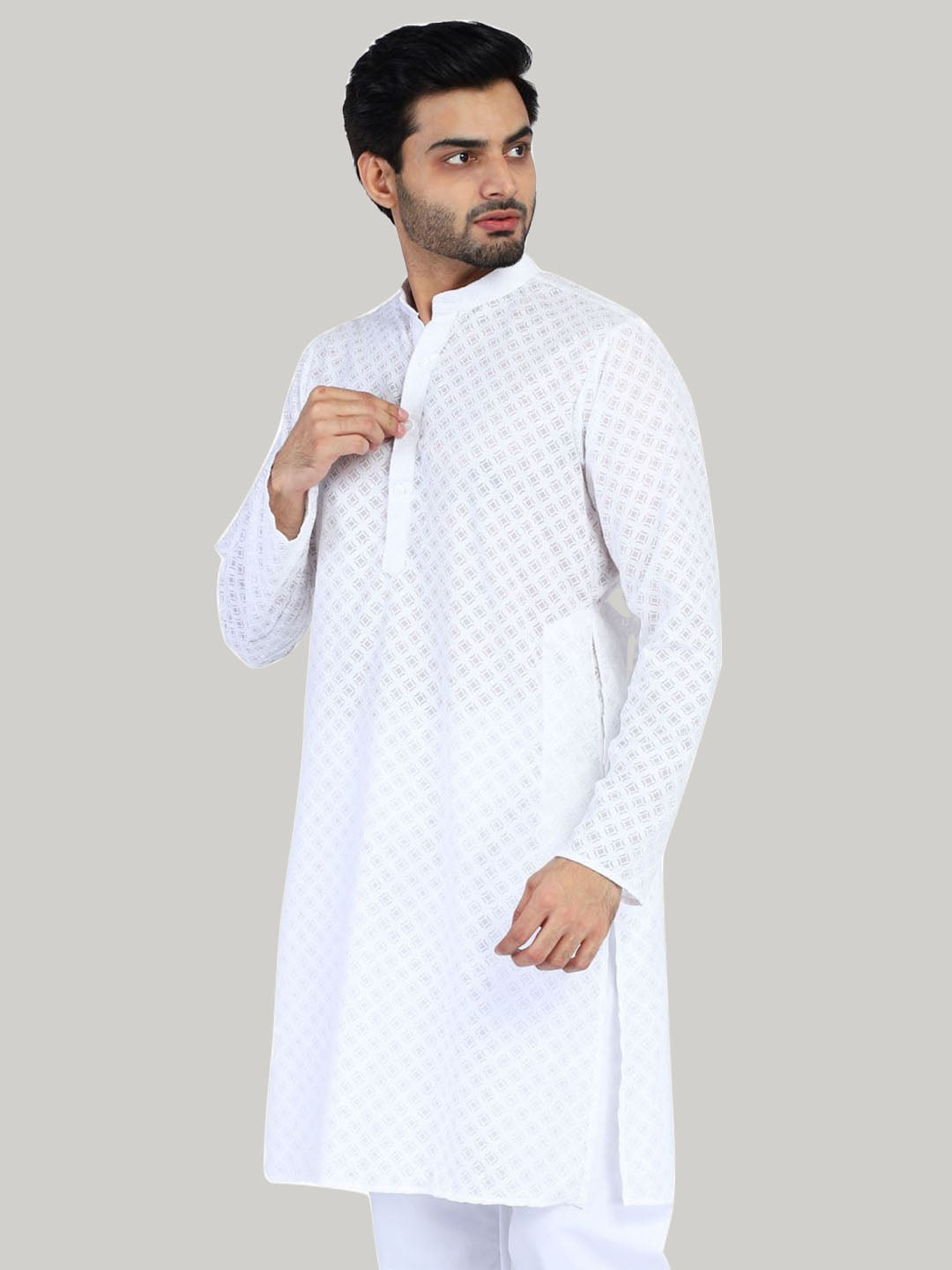 Men self design Kurta - Tahvo India