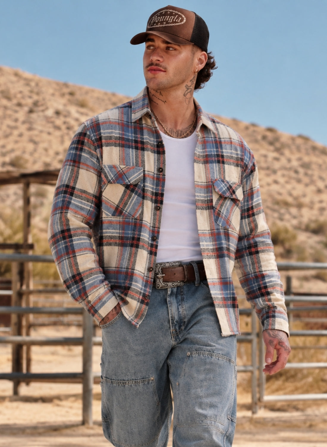 Checked Flannel Boxy fit Shirt