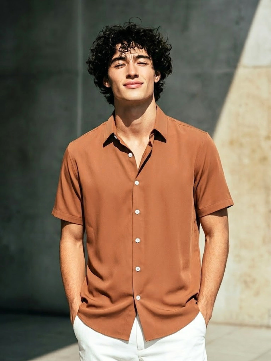 The Tuscan Mustard Short Sleeve Resort Shirt