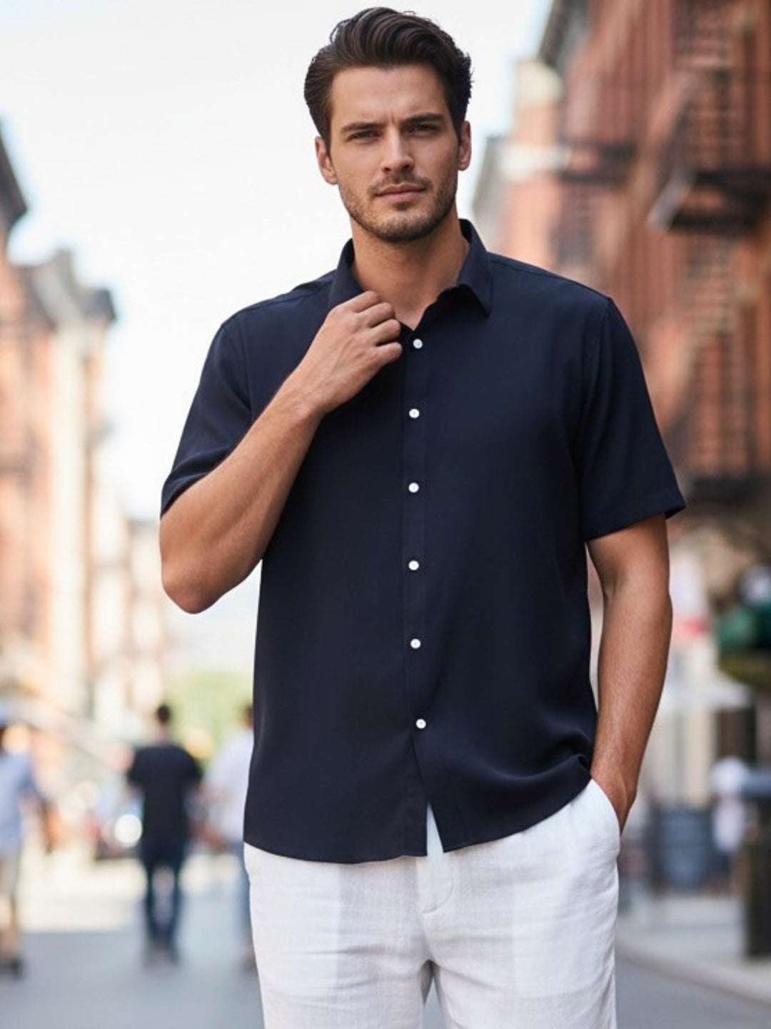 The Easy Navy Shirt
