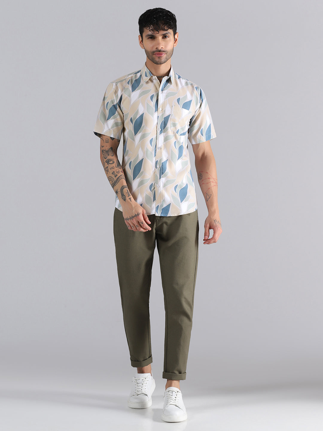 Leaf Flow Print Shirt