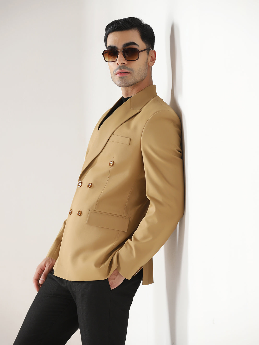 Men Mustard Blazer