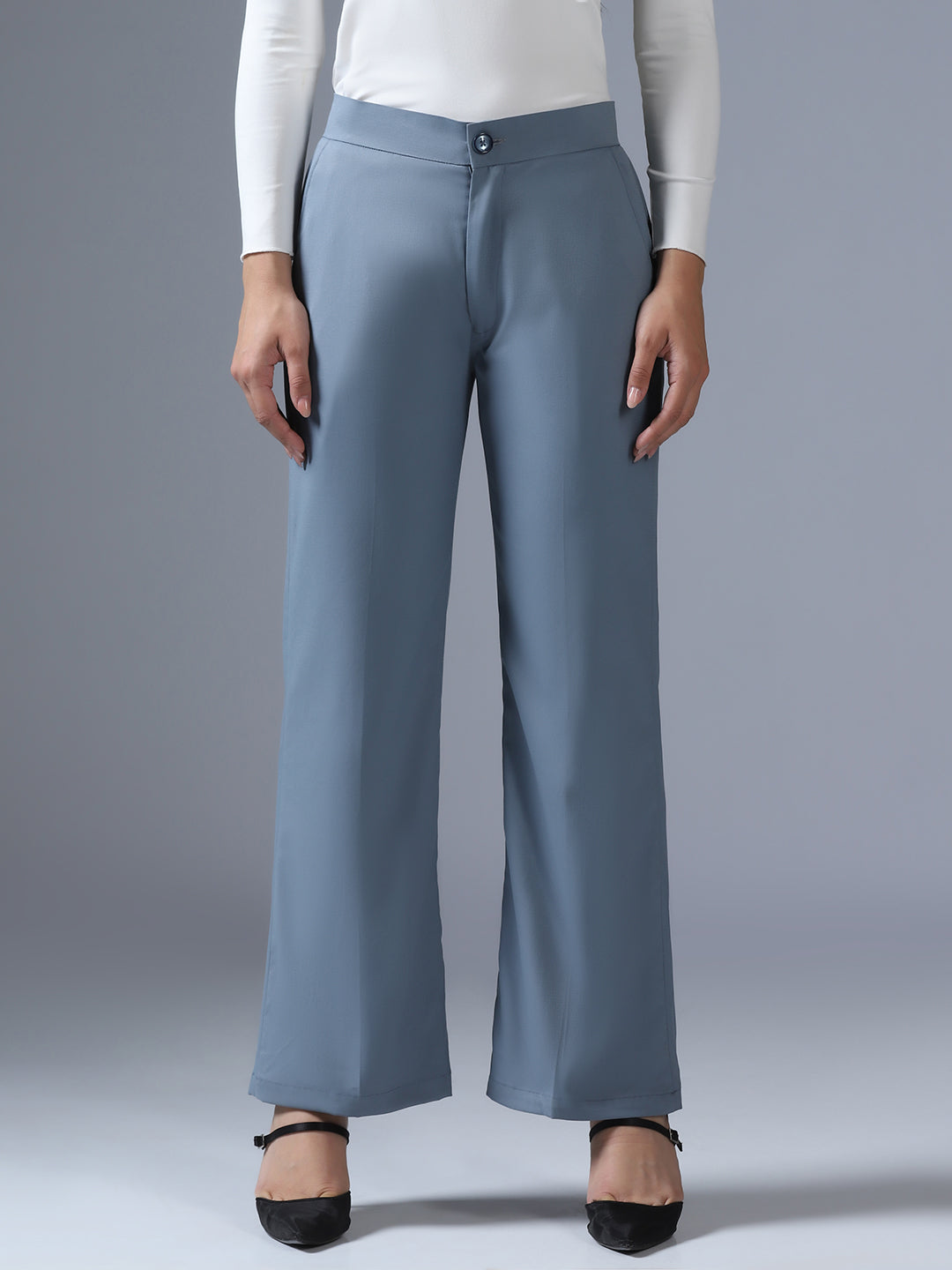 Women Blue Loose Trouser - Tahvo India