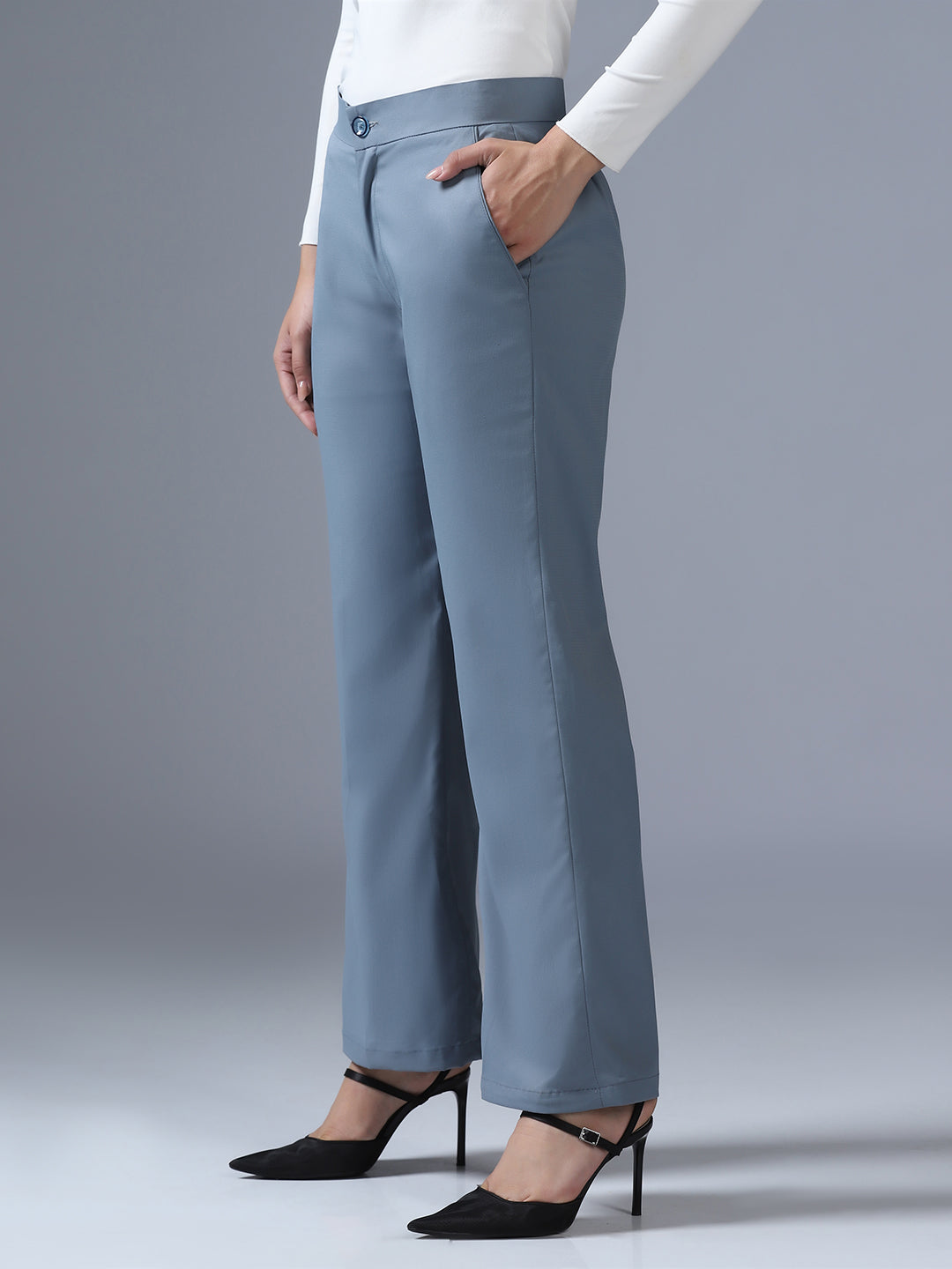 Women Blue Loose Trouser - Tahvo India