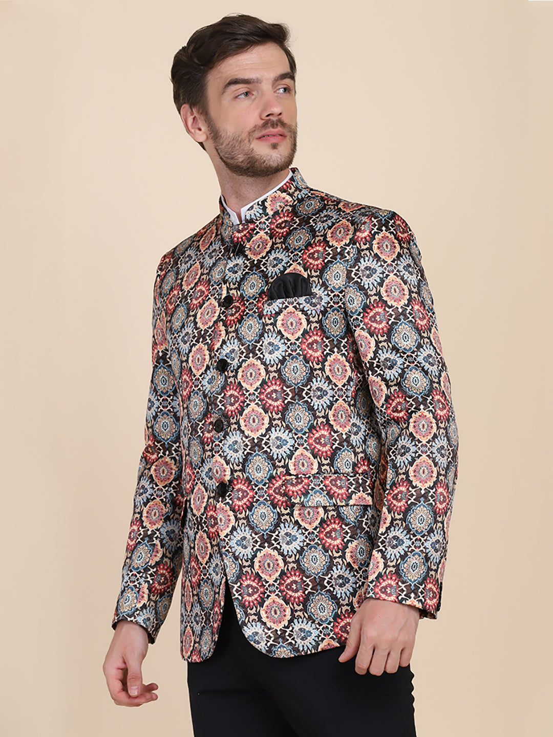 Men Printed Suit Set - Tahvo India