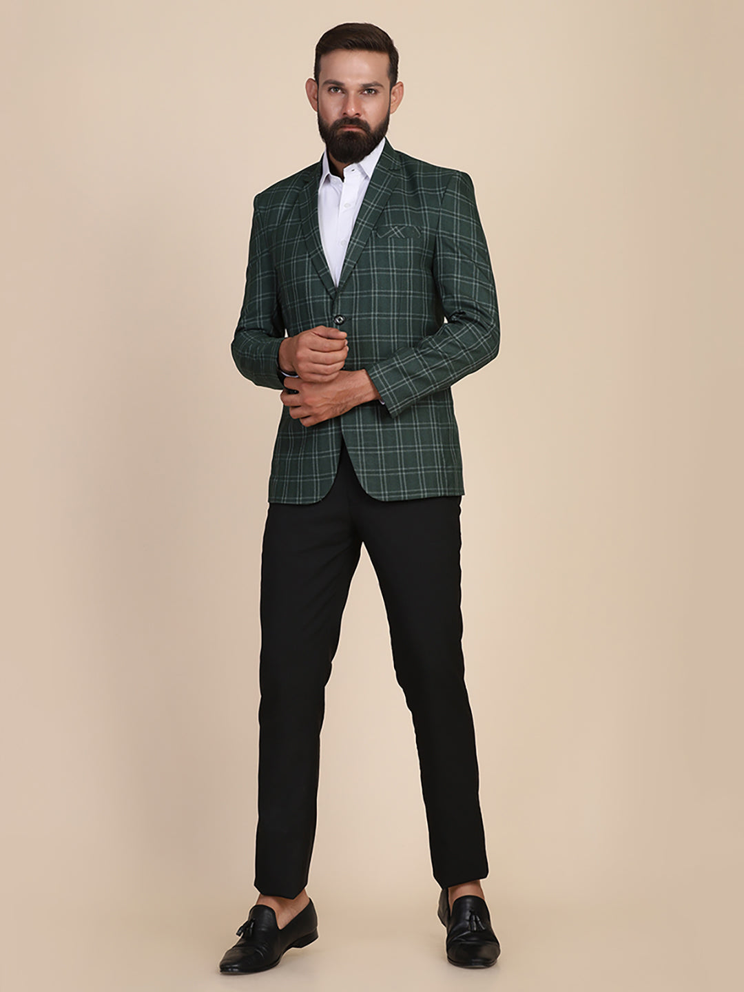 Tweed Check Men Suit - Tahvo India