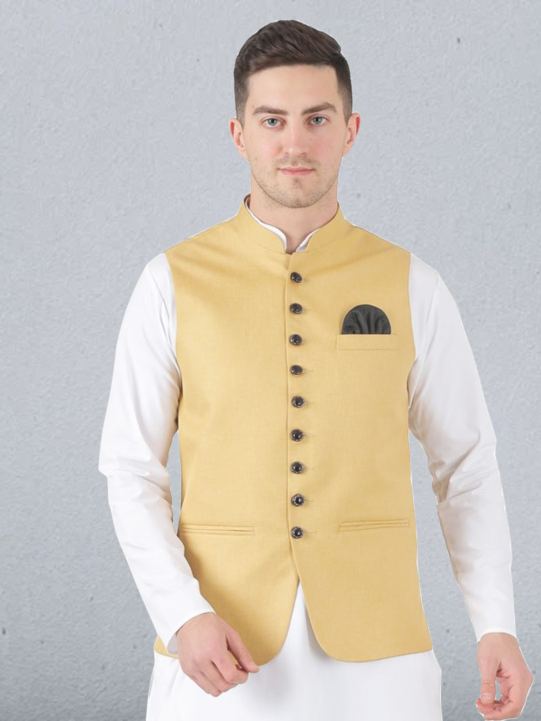 Men Kurta Set With Jacket - Tahvo India