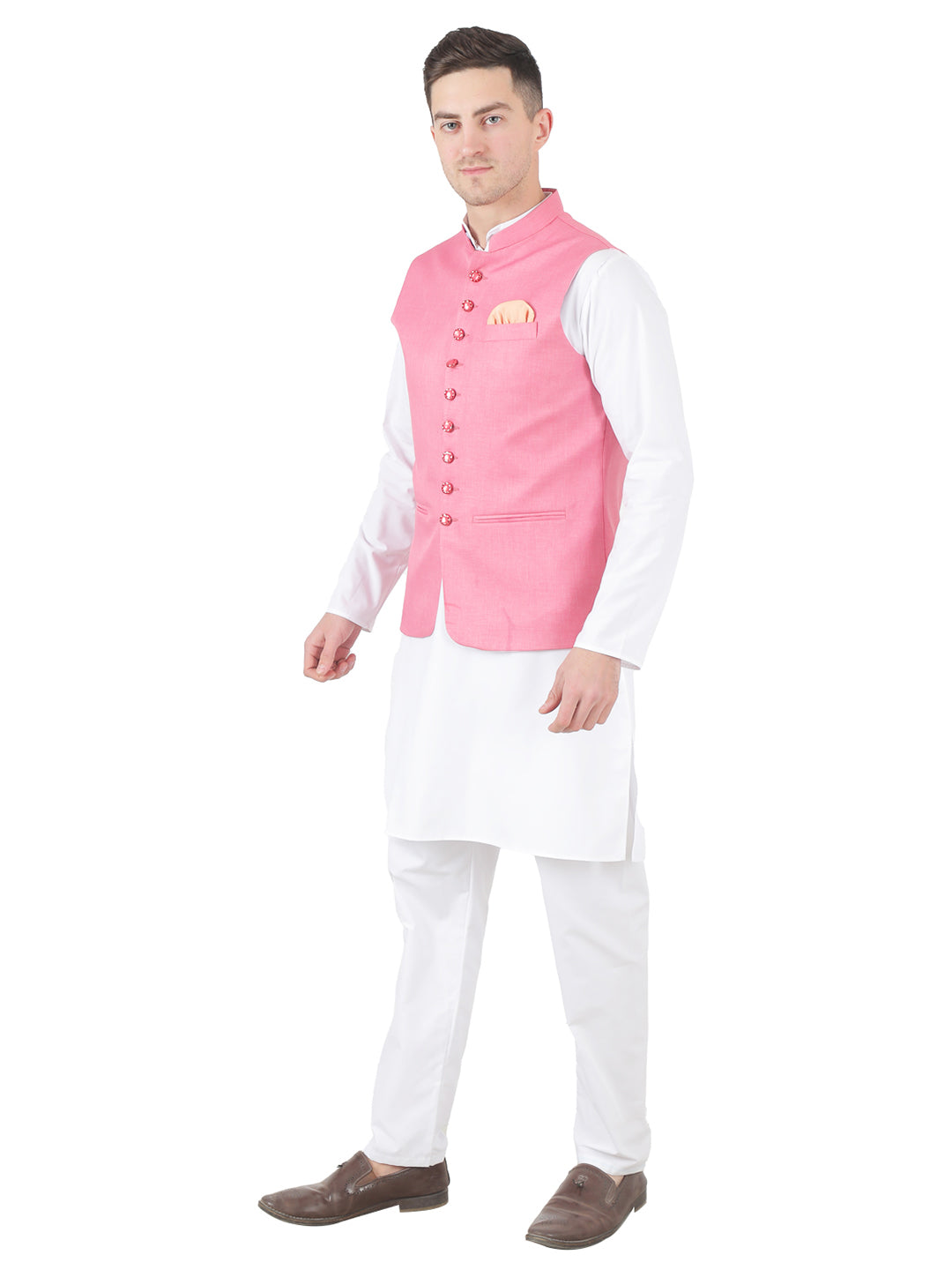 Men Kurta Set With Jacket - Tahvo India