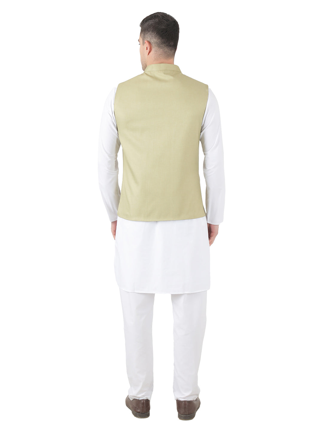 Men Kurta Set With Jacket - Tahvo India